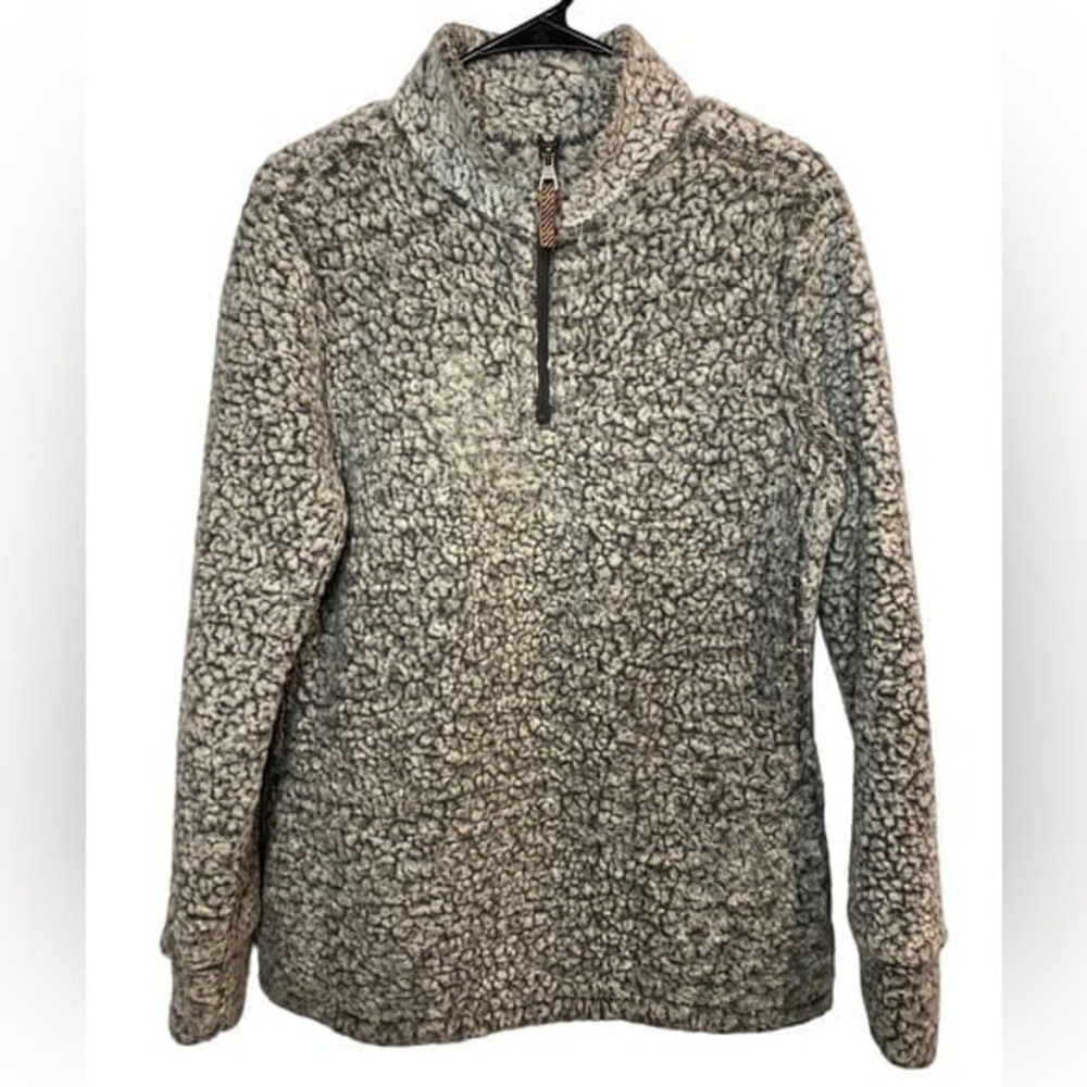 Original Weatherproof Vintage Women's Sherpa Fleece 1/4 Zip Size Small Cozy Warm
